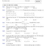 Đề thi HK1 Toán 11 năm học 2017 – 2018 trường THPT Nguyễn Trung Ngạn, Hưng Yên